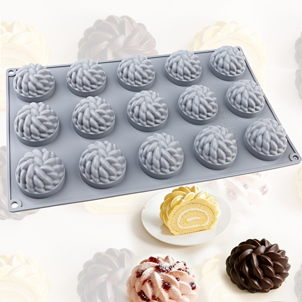 Candle Making Design - 1Pc Cake Mold Santa Ana Floral