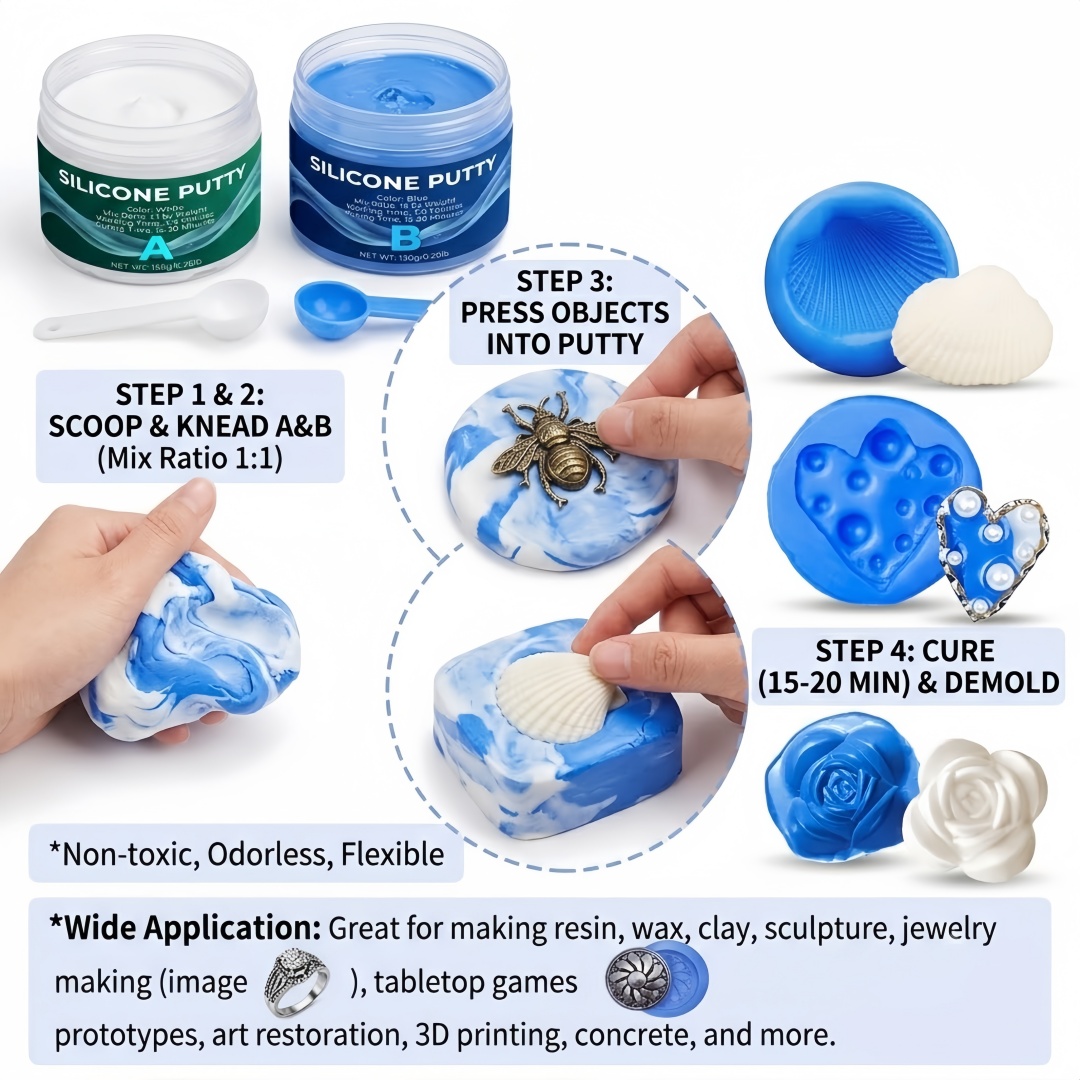 Silicone Putty Mold Making Sup - Candle Making Design 评论和价格