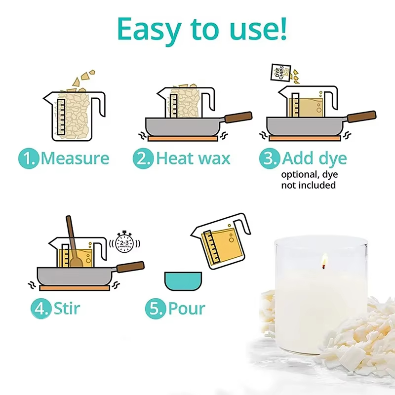 1kg/500/250/100g Pure Soy Wax  - Soy Wax Pillar Blend 评论和价格