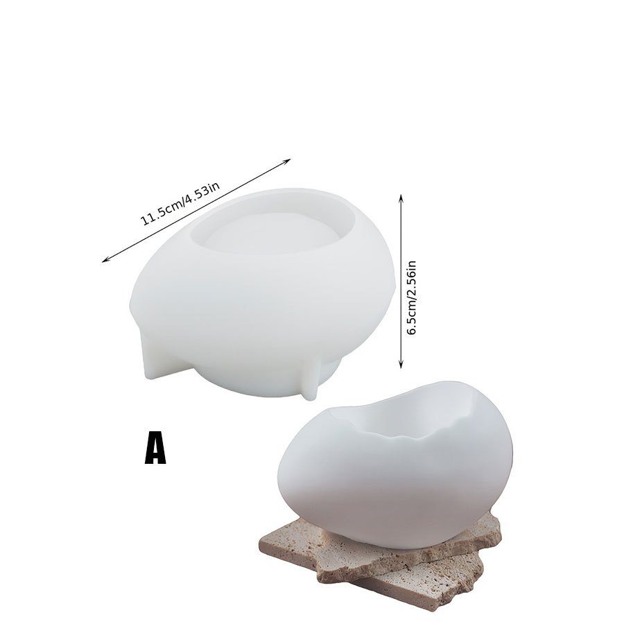 [Resin Mold]  Silicone Egg Mol - Candle Making Design 评论和价格