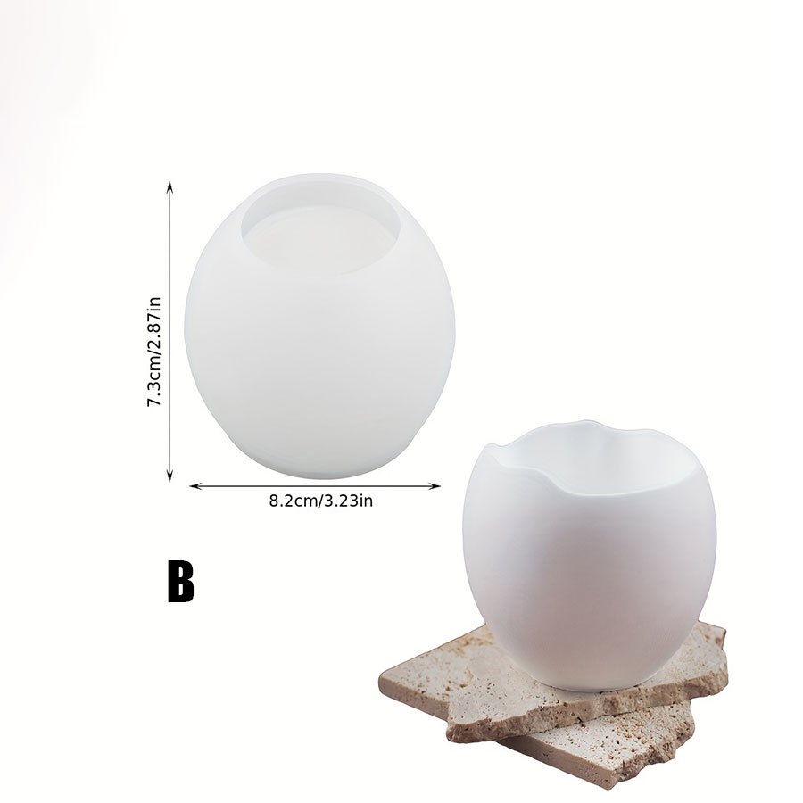 [Resin Mold]  Silicone Egg Mol - Candle Making Design 评论和价格