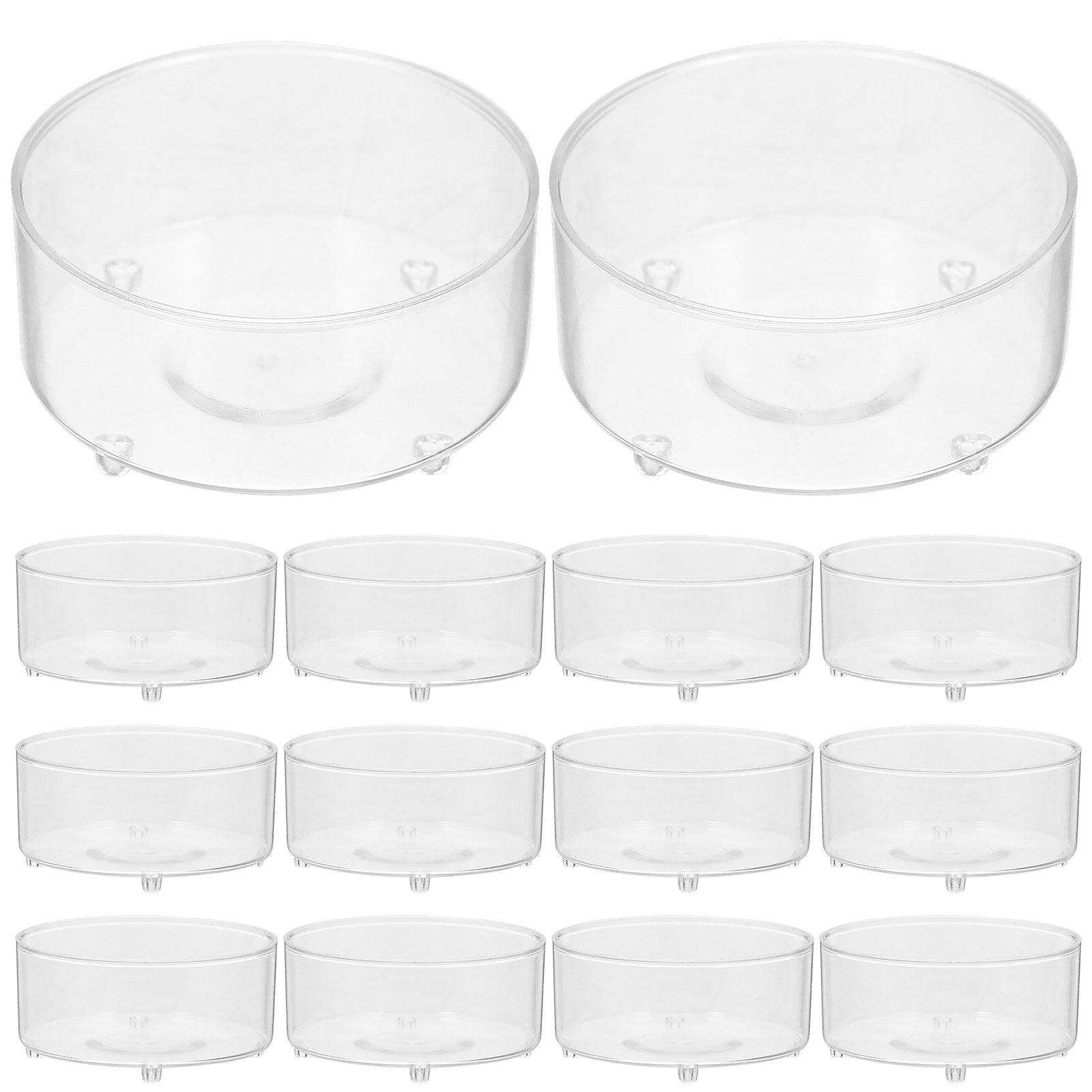50Pcs Plastic Cups for Tealigh - Candle Making Design 评论和价格