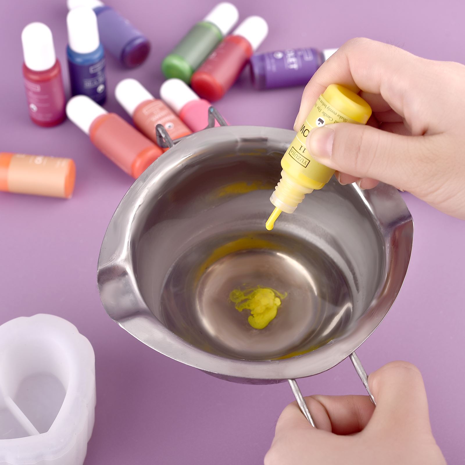 10ml Candle Wax Pigments DIY C - Soy Wax Pillar Blend 评论和价格