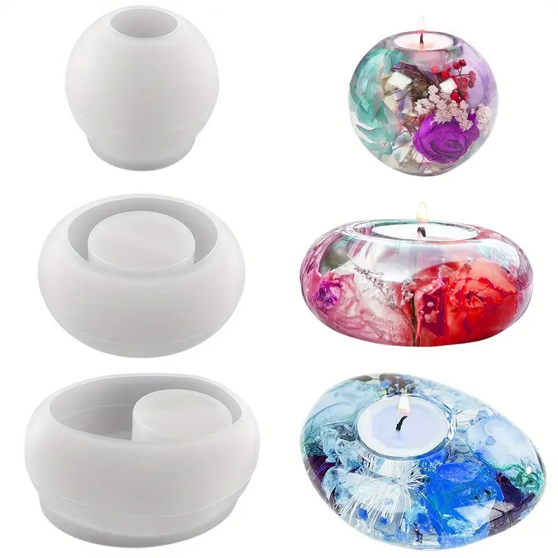 Tealight Candle Holder Resin S - Candle Making Design 评论和价格