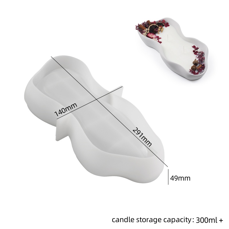 DIY Irregular Wave Candle Bowl - Candle Making Design 评论和价格