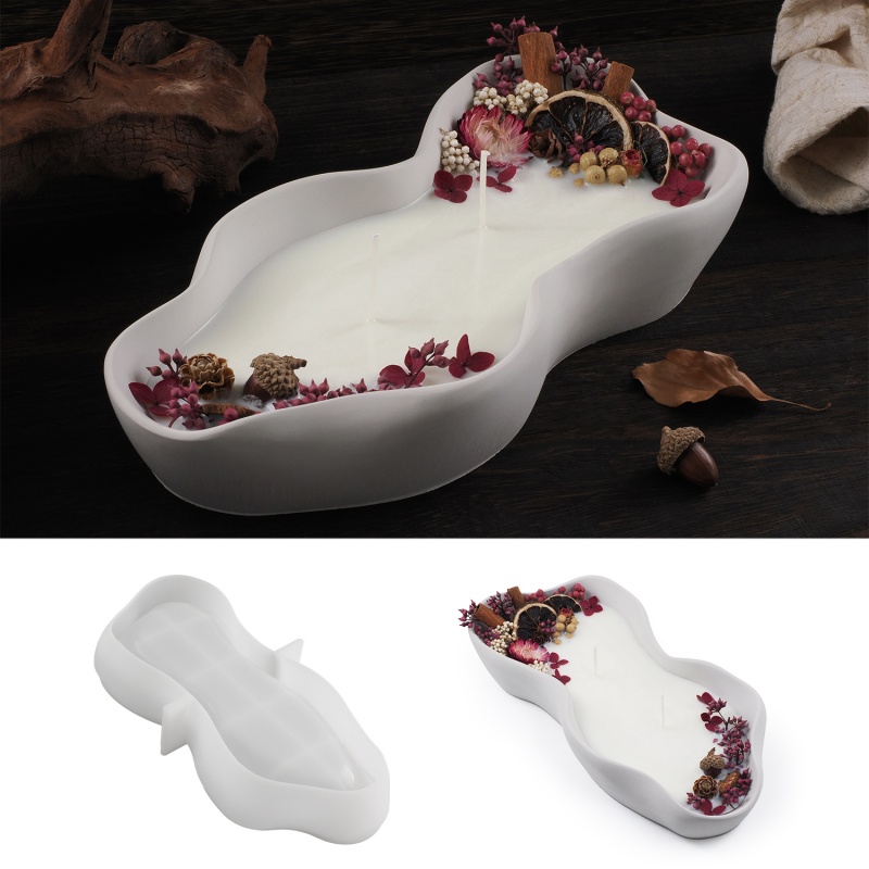 DIY Irregular Wave Candle Bowl - Candle Making Design 评论和价格