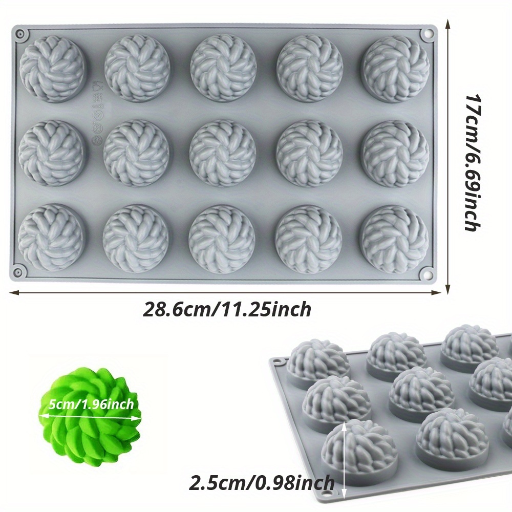 1Pc Cake Mold Santa Ana Floral - Candle Making Design 评论和价格