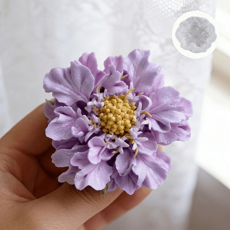 1 Dreamy Blue Potted Flower Si - Candle Making Design 评论和价格
