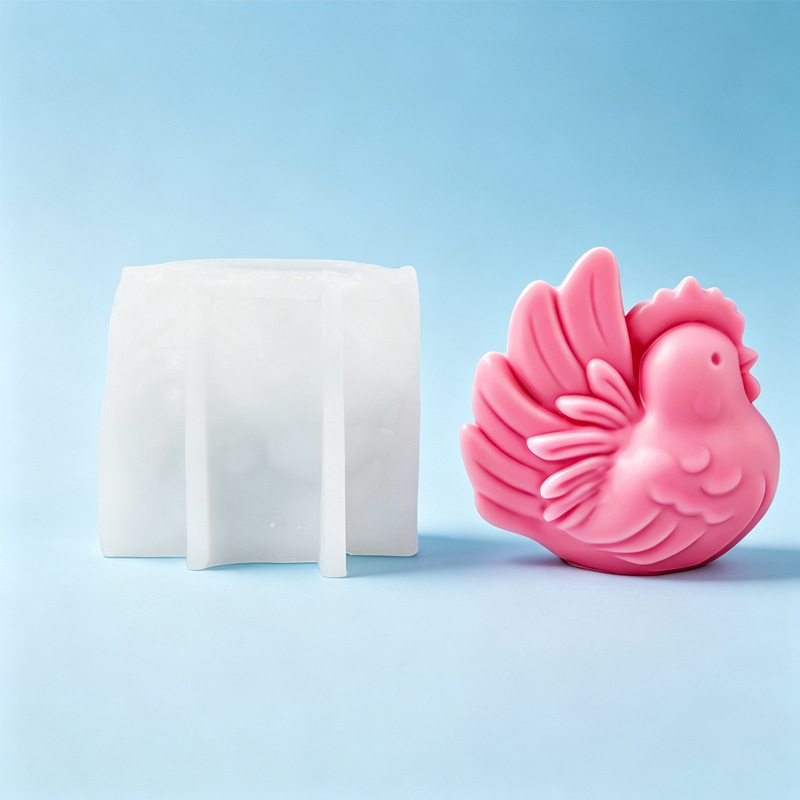 Cartoon Hen Silicone Candle Mo - Soy Wax Pillar Blend 评论和价格