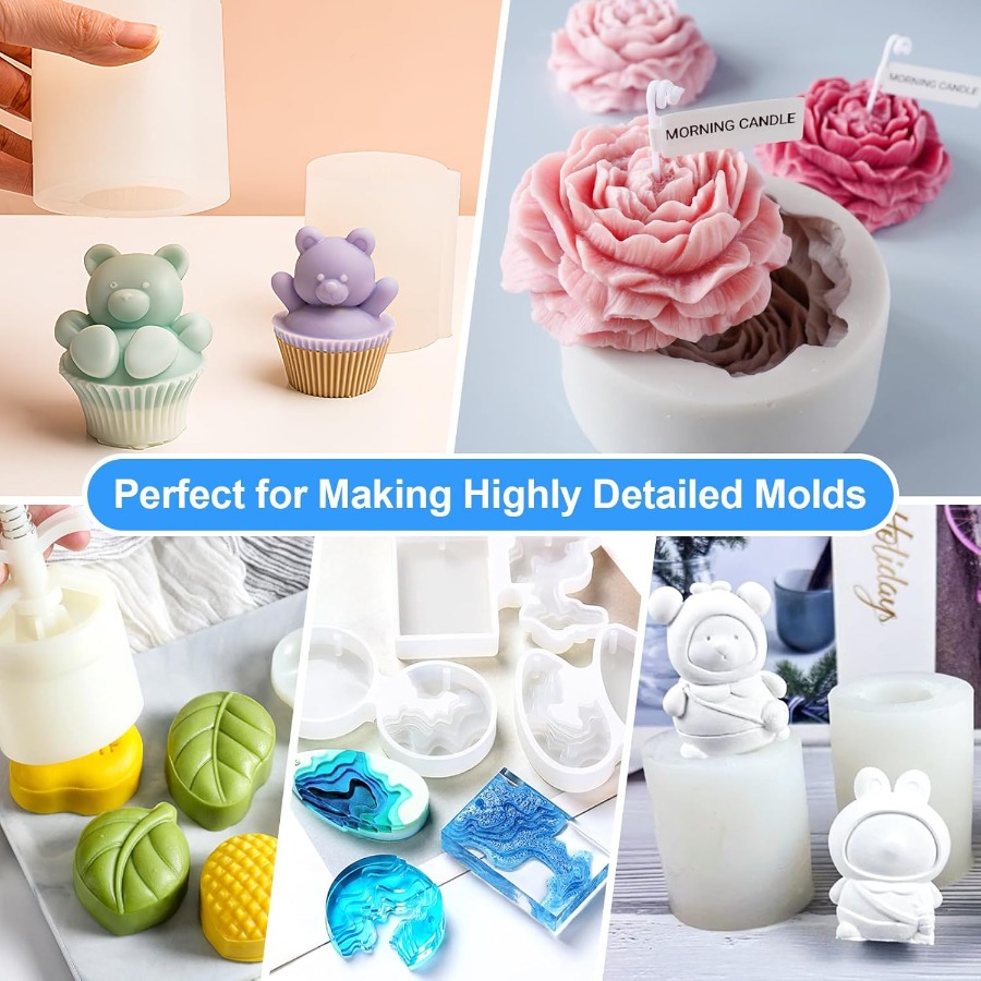 Silicone Mold Making Kit, 38.8 - Candle Making Design 评论和价格